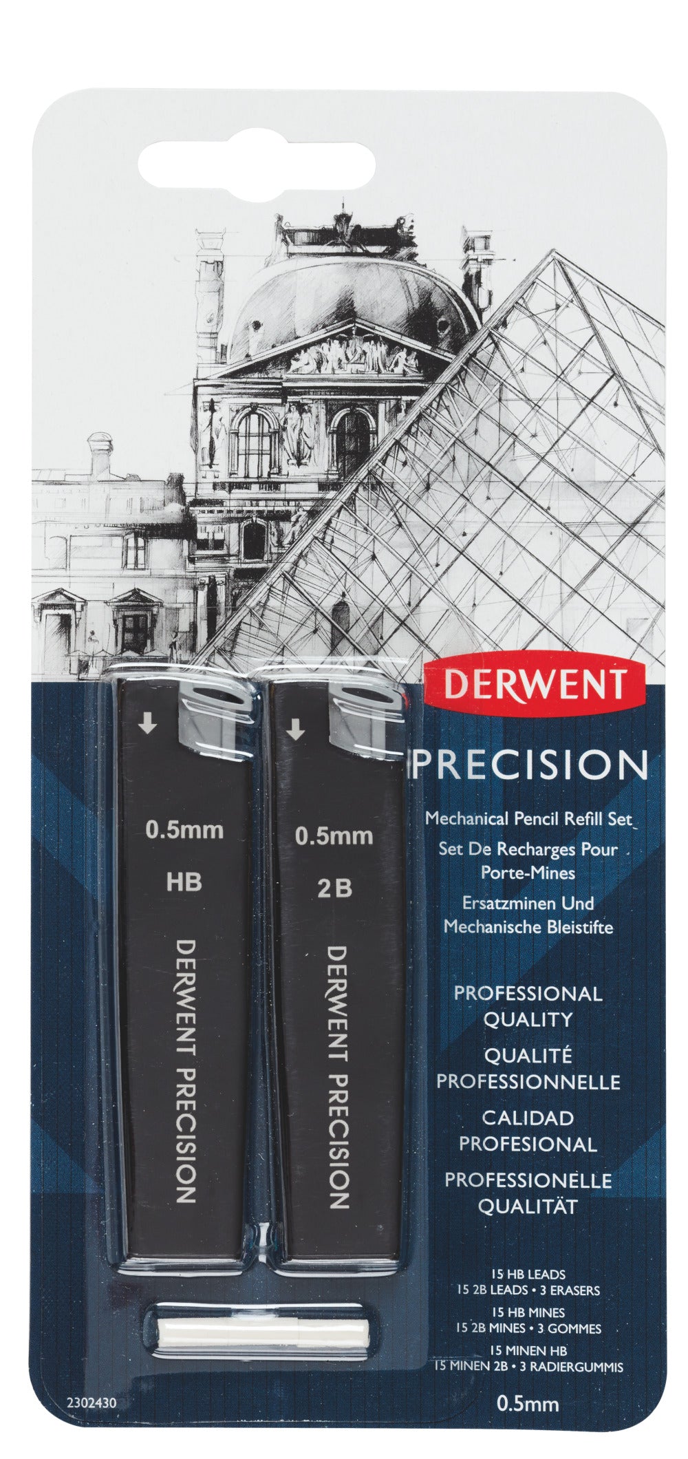 BLISTER 2 X MINE CREION 0.5 HB/2B + 2 RADIERE PT CREION PROFESIONAL DERWENT BLISTER 2 X MINE CREION 0.5 HB/2B + 2 RADIERE PT CREION PROFESIONAL DERWENT
